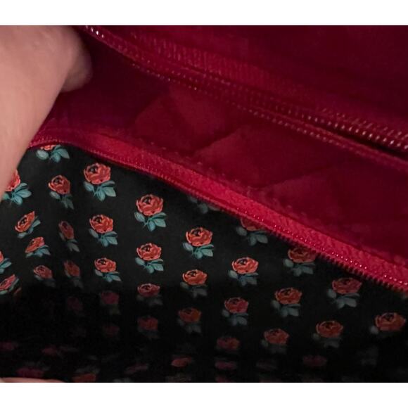 RETIRED Vera Bradley NWT Triple Zip Hipster in TANGO RED! - Picture 8 of 8